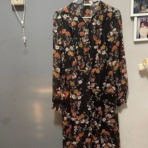 Floral maxi dress